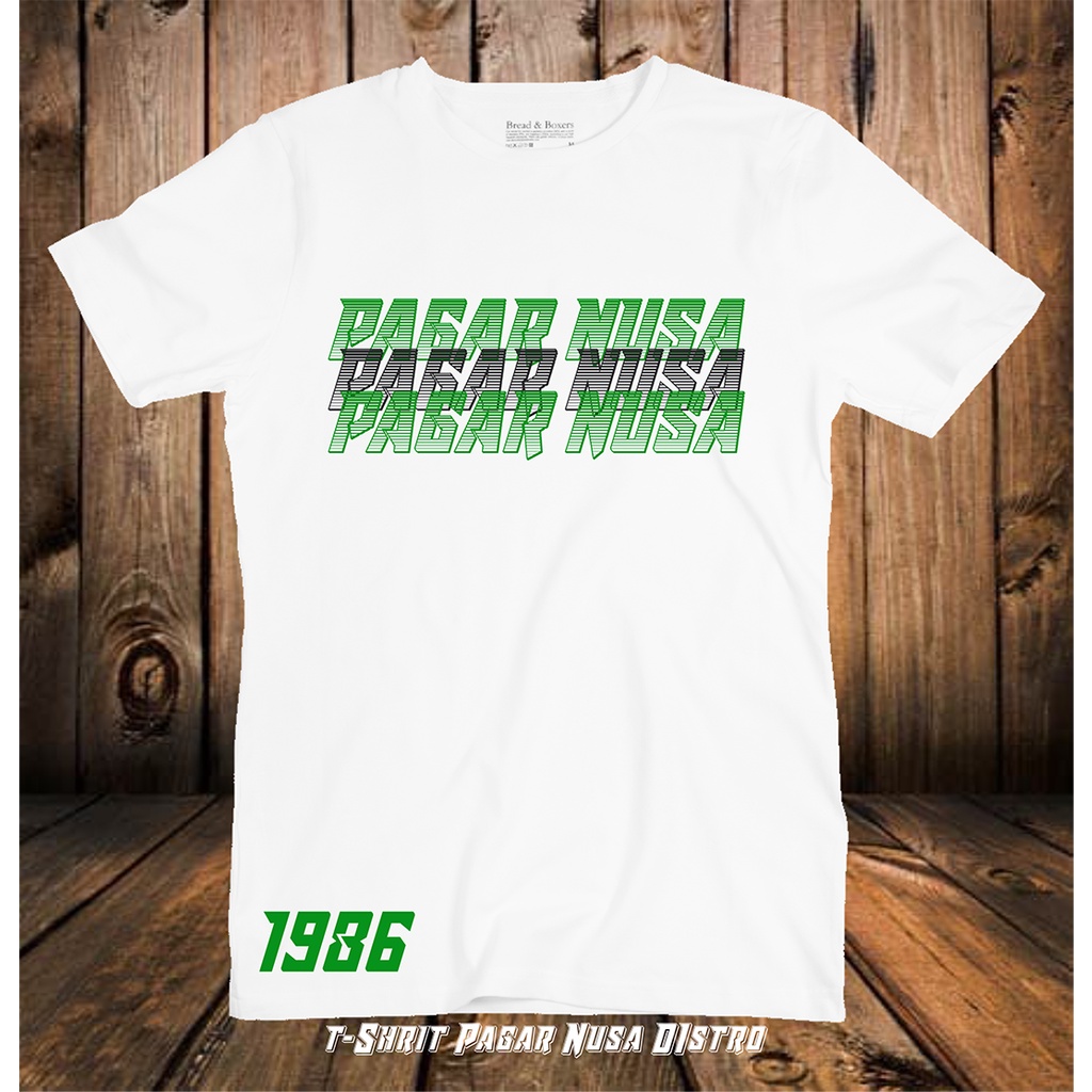 Kaos Pagar Nusa Distro 1986-Kaos Putih