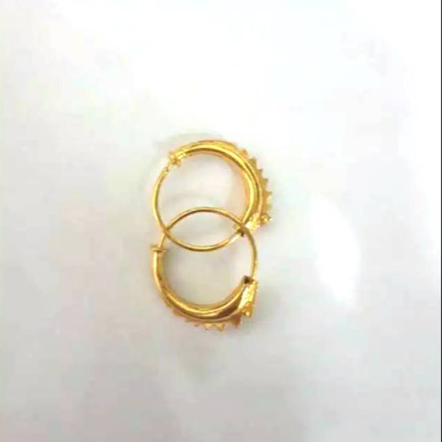 Anting Anak Emas asli model Dragon