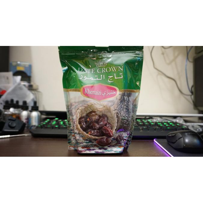 

ENAK Kurma Date Crown Khenaizi 500 Gr Pouch BANYAK RASA