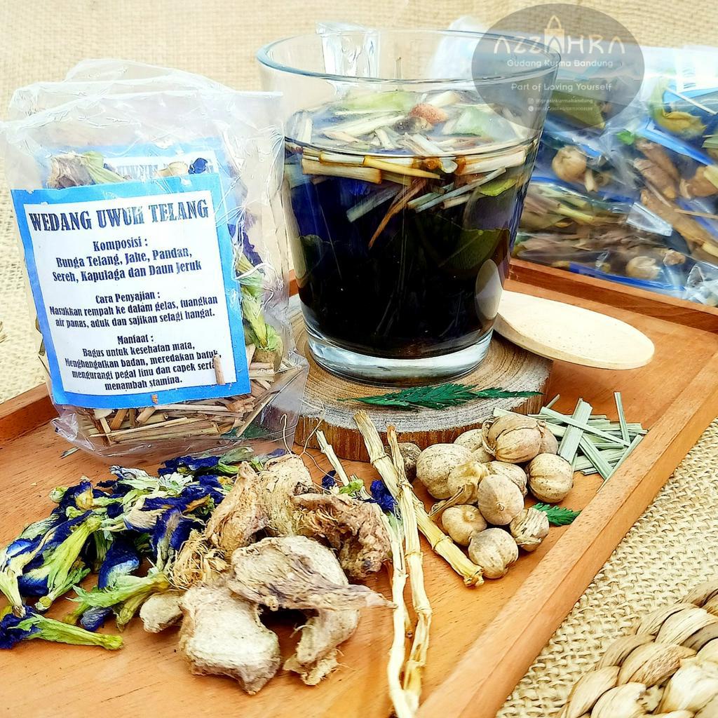 

Wedang Uwuh Telang Komplit Menyehatkan Herbal Alami