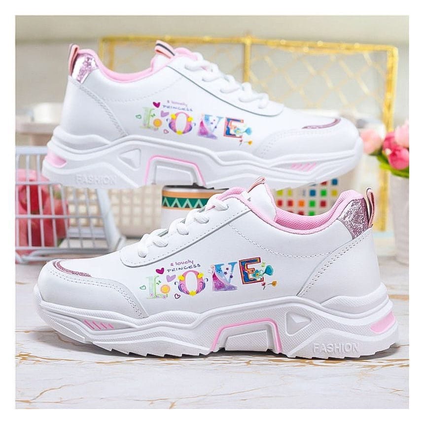 Sepatu Sneakers Anak Perempuan Lovely Terbaru  New arrival