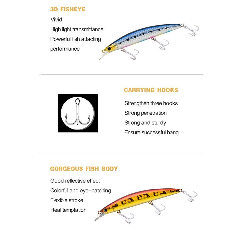 Umpan Ikan Kecil Apung Nanas Multicolor Crankbaits Tackle Umpan Casting Panjang Bermanfaat