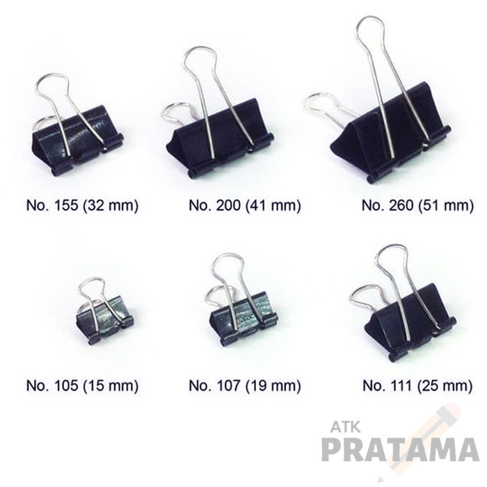 

JOYKO BINDER CLIP No. 200 260 280 300 ATK PRATAMA