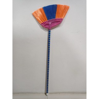 Sapu NYLON Gagang Kayu / Sapu Lantai | Shopee Indonesia