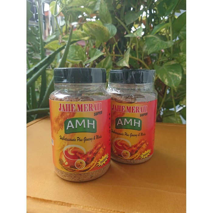 Jahe Merah/Jahe Herbal/Jahe Merah Super AMH Kemasan Toples 220 gr