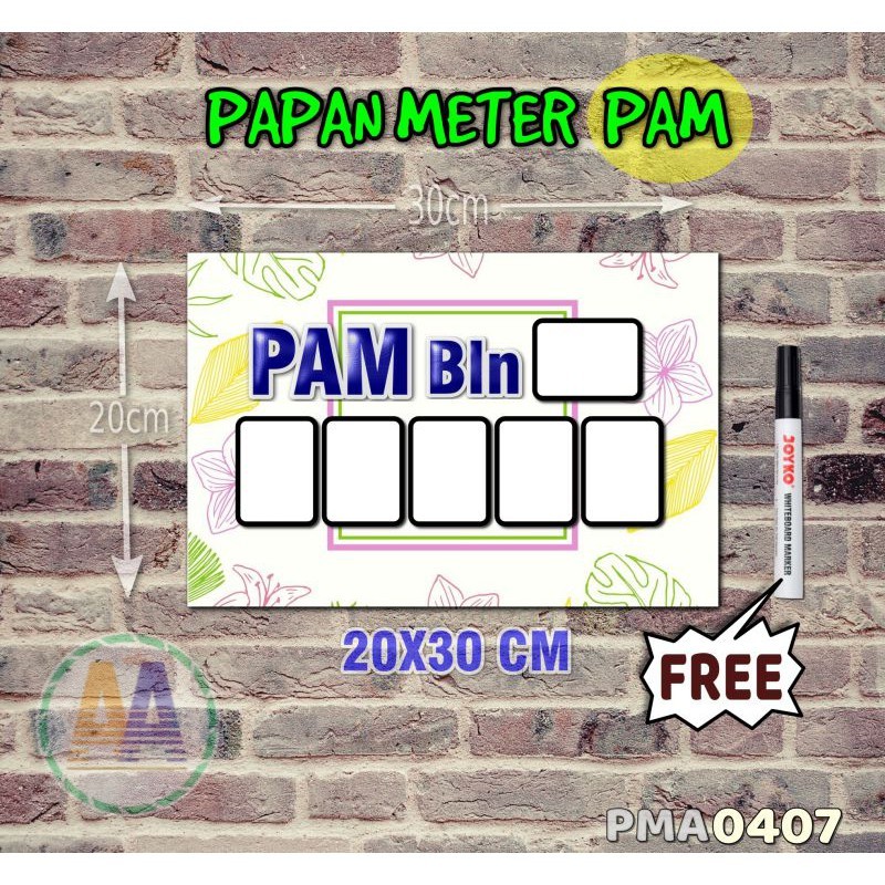 

Papan Meter Listrik PLN PAM motif Unik - Tropical 07 - Toko2A