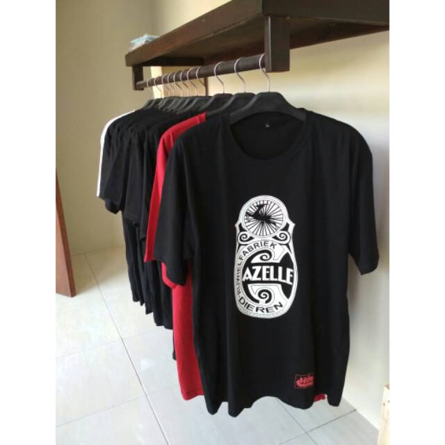 Kaos Lengan Pendek Kaos Sepeda Onthel Gazelle