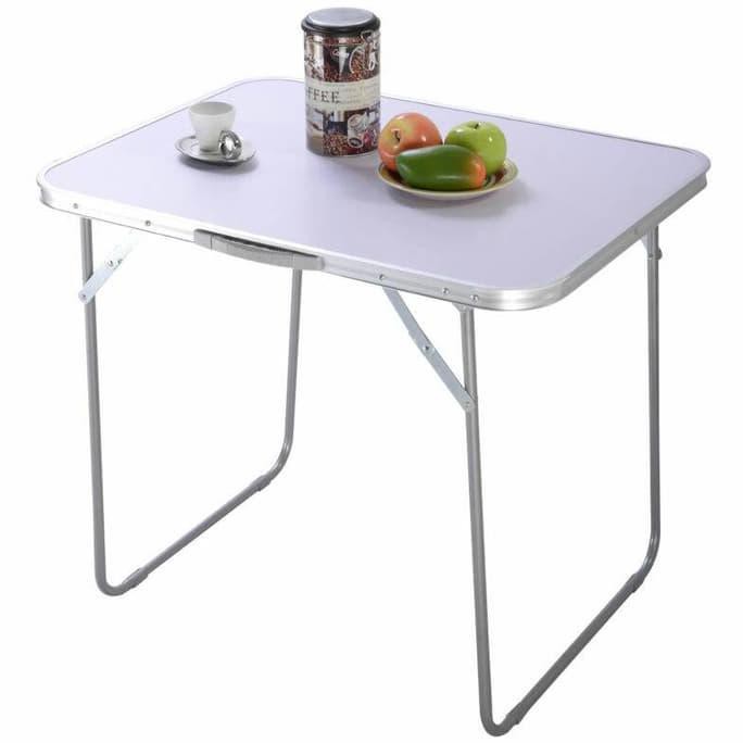 Meja Lipat Koper Kecil 50X70Cm Portable Praktis Simple Serbaguna Murah