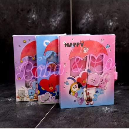 đ►new◄BUKU BT21 GEMBOK BTS DIARI GEMBOK BT21 BUKU DIARY BT21 UNIK