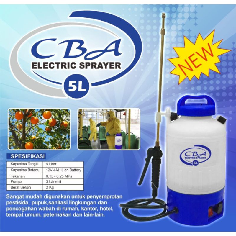 Sprayer elektrik CBA 5 Liter