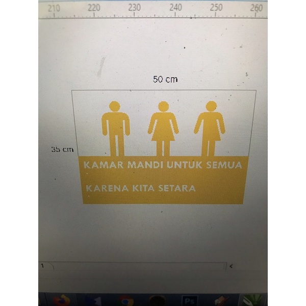 

Sign All gender toilet braile timbul