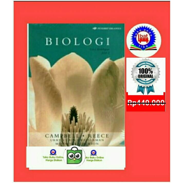 Buku Biologi Jl 2 Edisi 8 ,Campbell,Jane B Reece Shopee