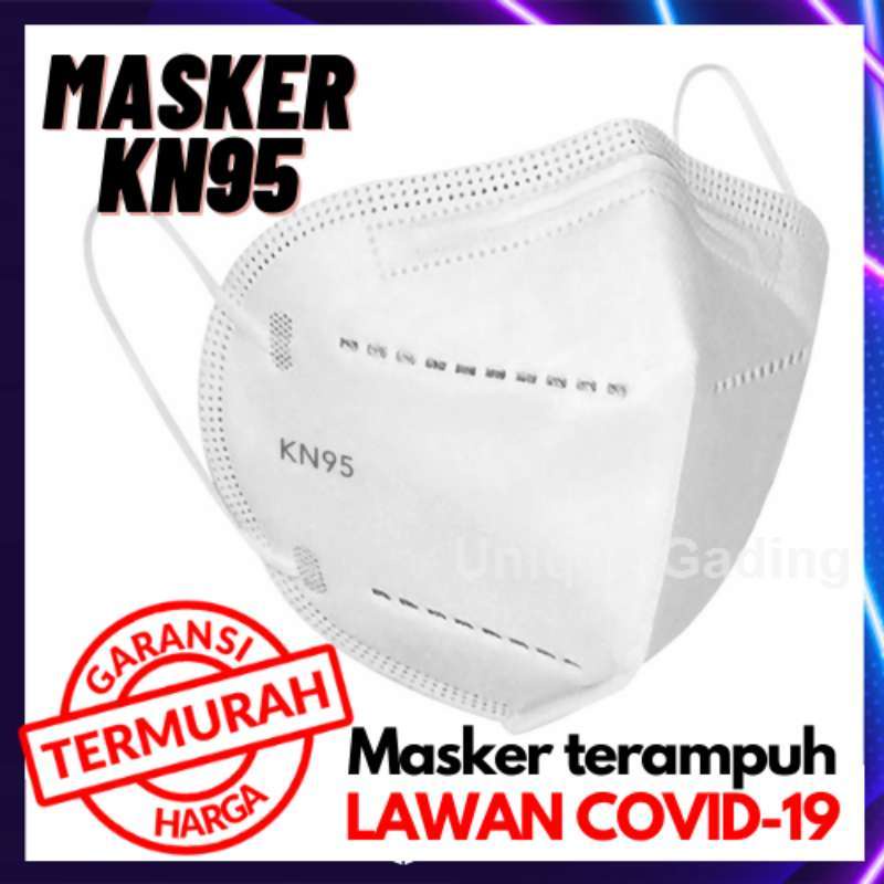 Masker KN95 Masker KN 95  Masker 5 PLY KN95  Masker hitam  Putih Kn95   per box isi 10 pcs