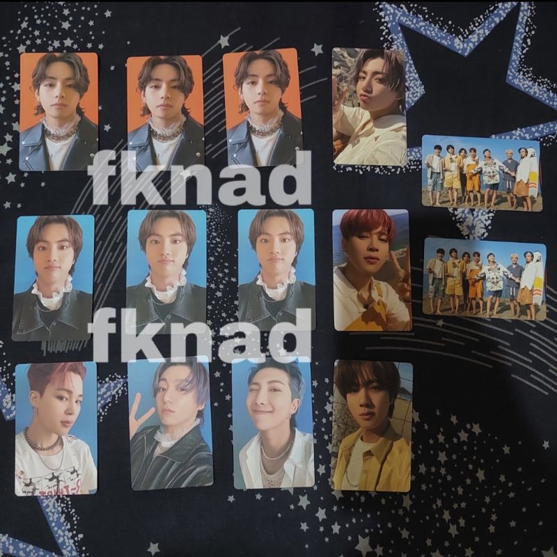 OFFICIAL BTS PHOTOCARD (RM, JIN, SUGA, JHOPE, JIMIN, V, JUNGKOOK ALBUM BUTTER CREAM, PEACHES, ORUL, 