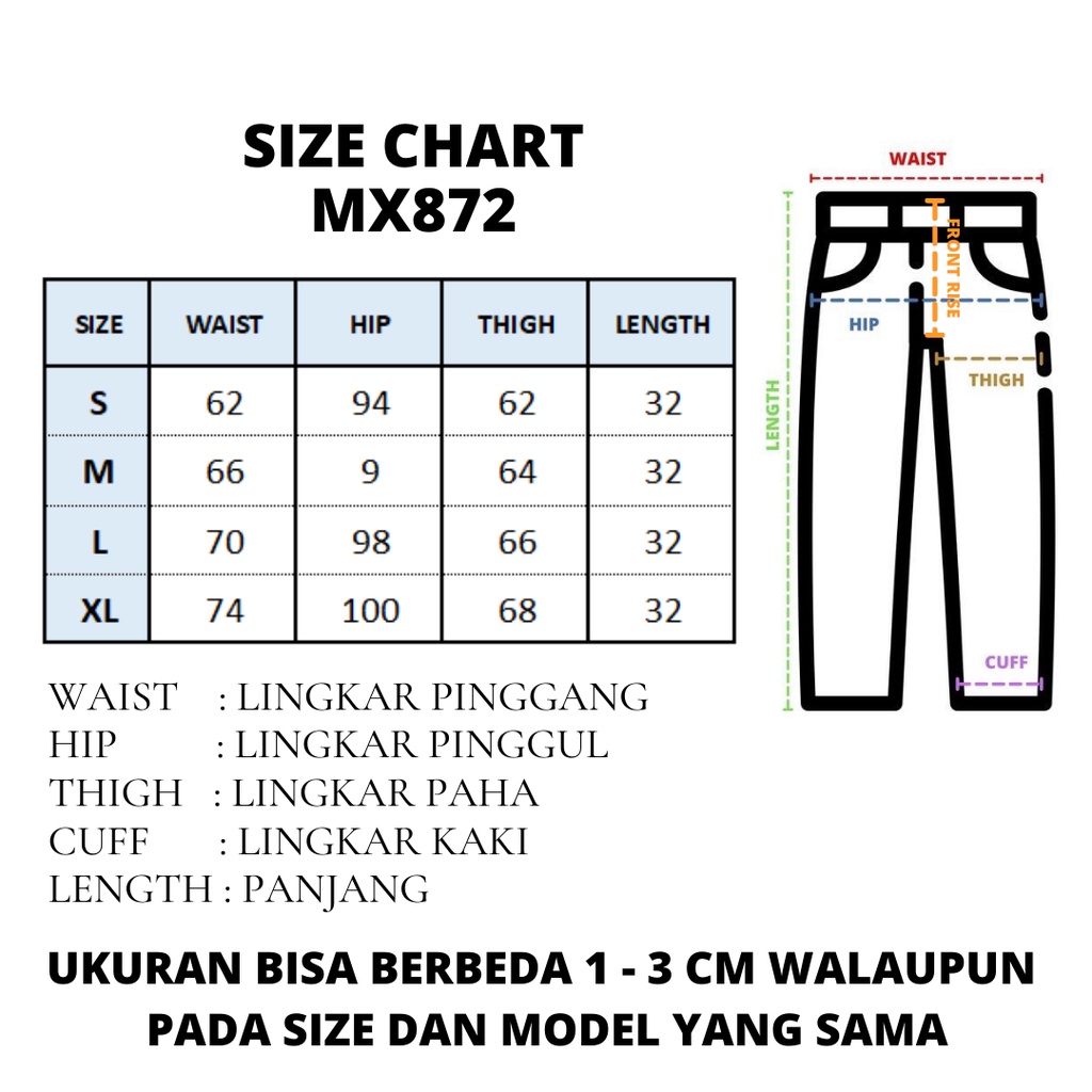 CELANA PENDEK SHORT PANTS HIGHWAIST MX872