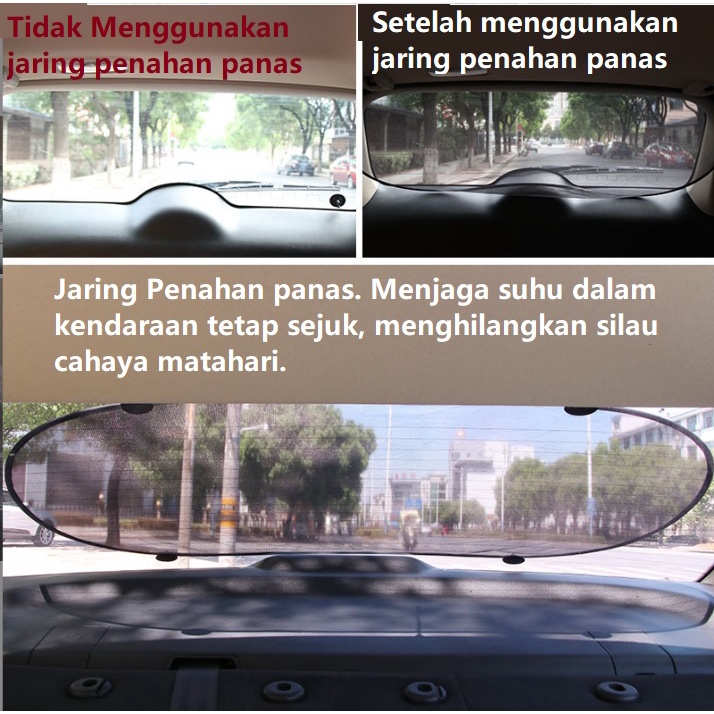 Jaring Mobil Penahan Panas Car UV Protection Gorden Korden Mobil