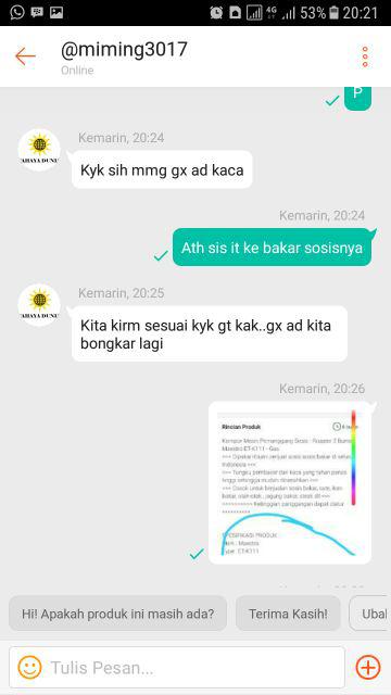 Kompor Panggangan Sosis 2 Tungku Omico /random Tergantung Stok Yang Ada Free Eskulin