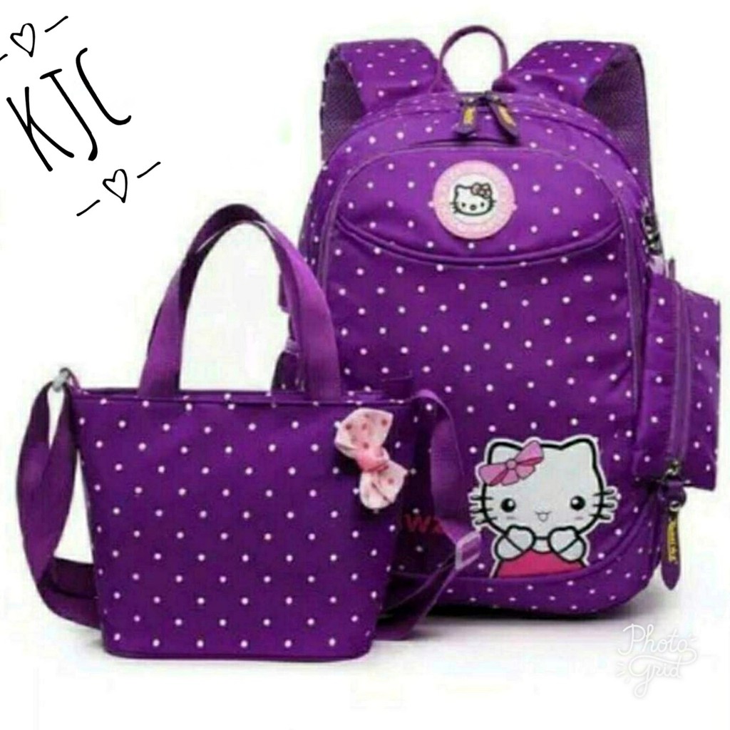 KIANJAYACOLLECTION89 - TAS RANSEL WANITA ANAK HELLO KITY PALINH MURAH!!!!