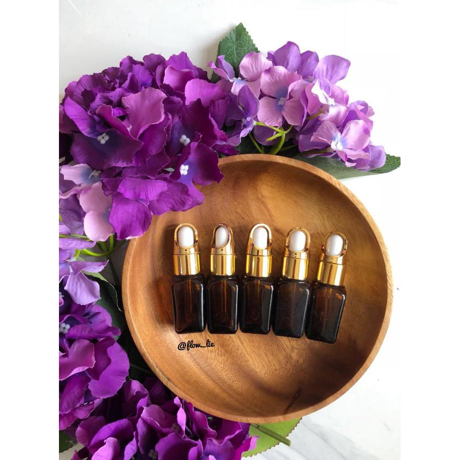 BOTOL PIPET KACA TEBAL KOTAK NEW GOLD 10ML