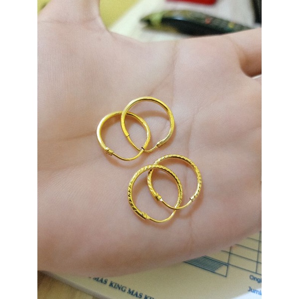 ANTING DEWASA EMAS ASLI KADAR 300