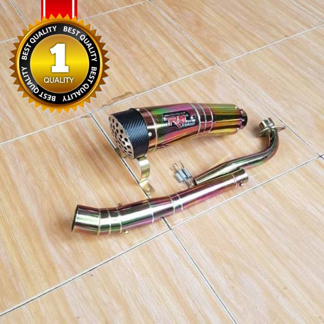 KNALPOT R9 REVO ABSPLUT/SUPRA X 125/BLADE/SUPRA FIT/KARISMA RAINBOW