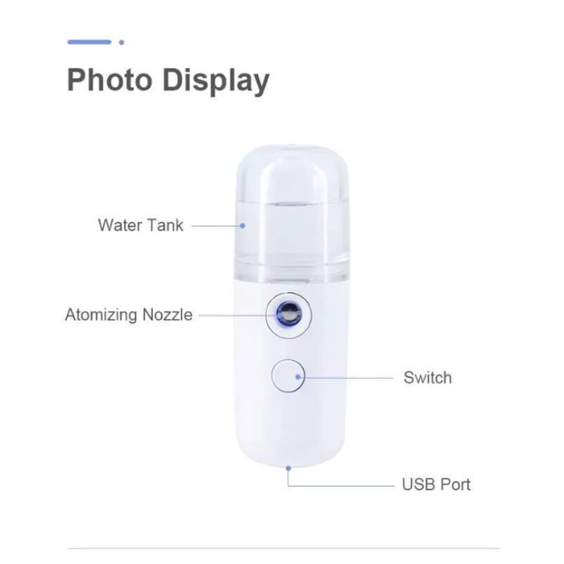 Nano Spray Usb Portable Nano Mist Sprayer Praktis