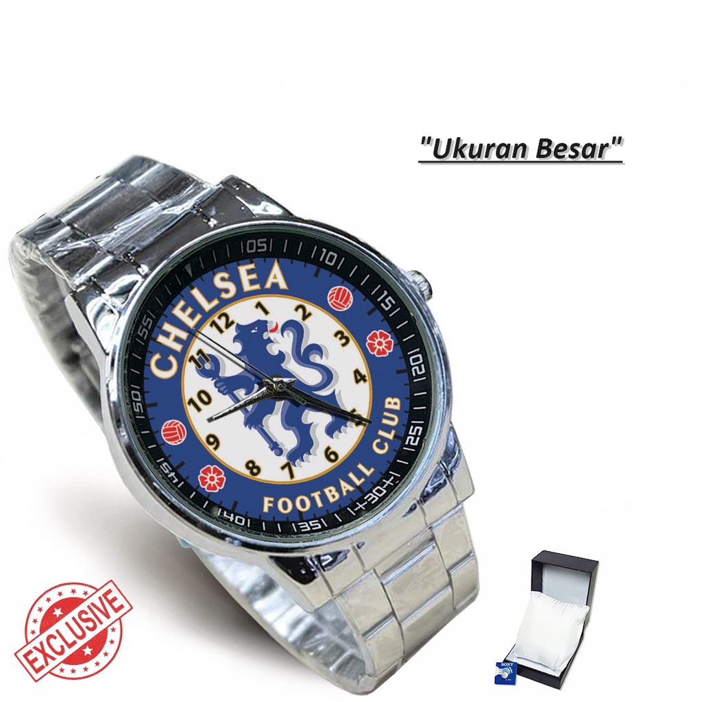 Jam Tangan Rantai Couple CHELSEA FC - 2 (Special)