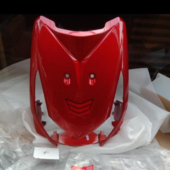 Tameng Dasi Panel Cover Body Bodi Depan Beat Karbu Merah Original