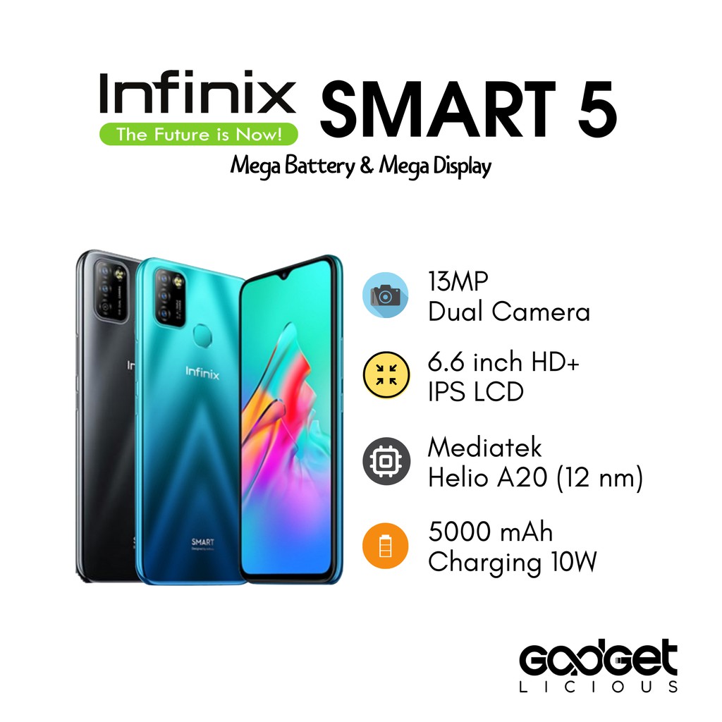 Infinix Smart 5 3/64GB Garansi Resmi