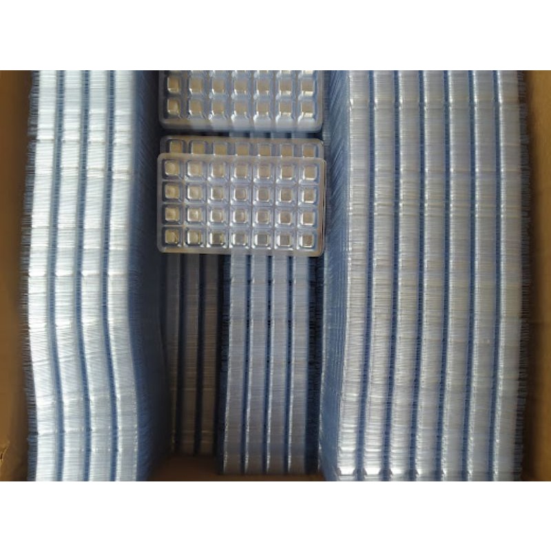 Tray mika cetakan cacing beku kapsul yushi 100gr / Cetakan mika tempat cacing beku