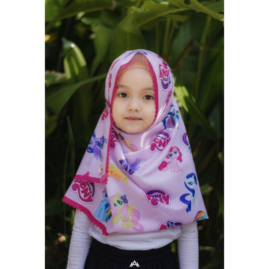 PASHMINA LITTLEPONY / PASHMINA ANAK / HIJAB ANAK / JILBAB ANAK / KERUDUNG ANAK