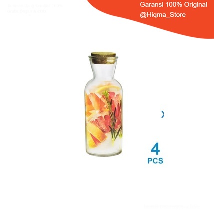 Krishome 500 Ml Set 4 Pcs Botol Carafe
