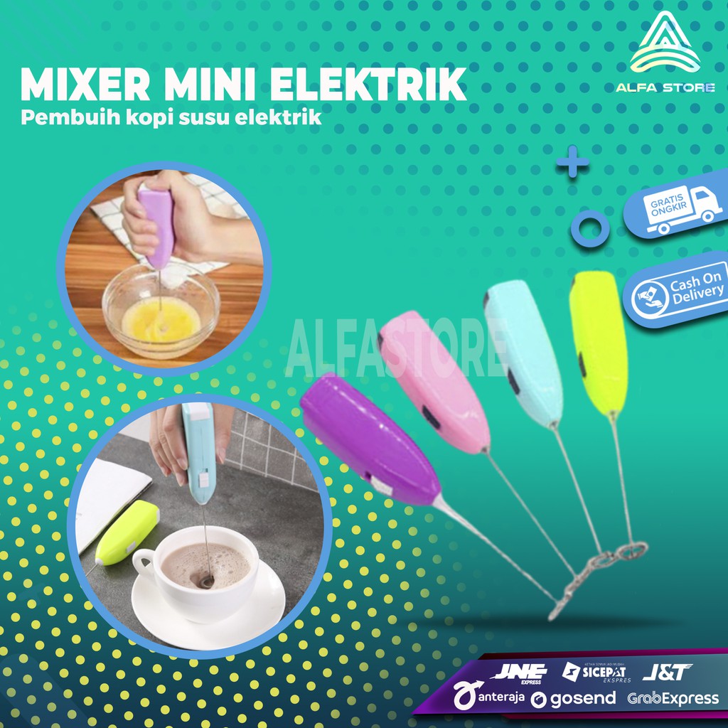 Mixer Elektrik Mini Untuk Telur Kopi Dalgona Susu Hand Mixer