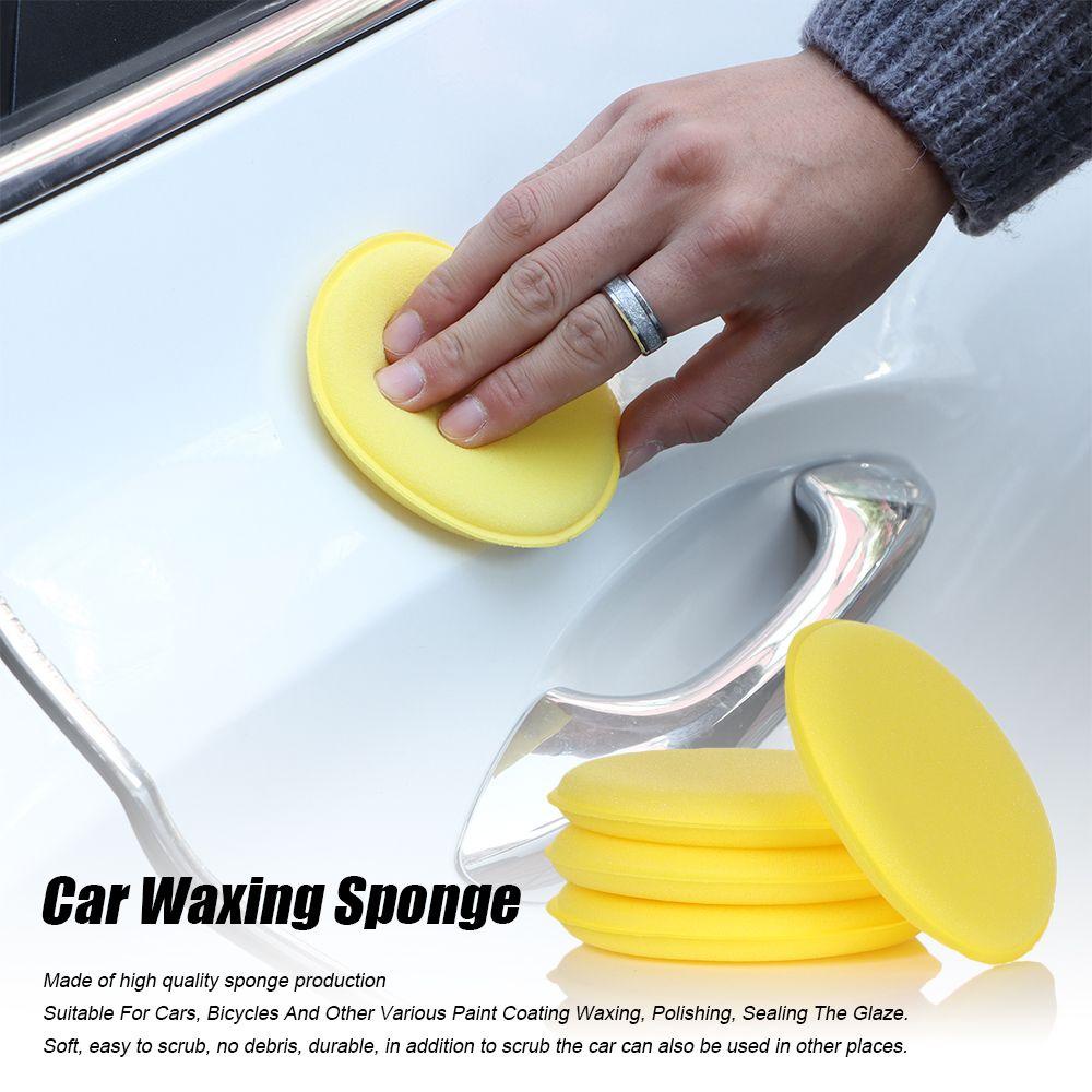 Populer 12Pcs Spons Waxing Mobil Alat Pembersih Praktis Aksesoris Kendaraan Cat Cleaning