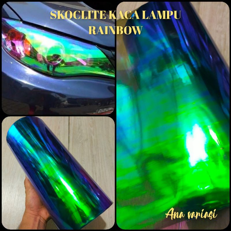 PromoStiker skotlet headlamp sticker skotlet bunglon skotlet  kaca motor mobil