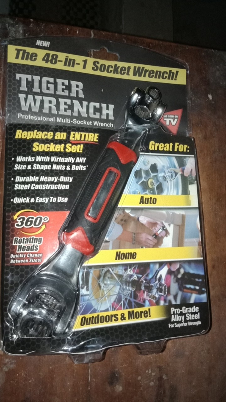 Nagada Kunci Pas Tiger Kunci Pas 48 In 1 Universal Wrench Socket Wrench Aaa