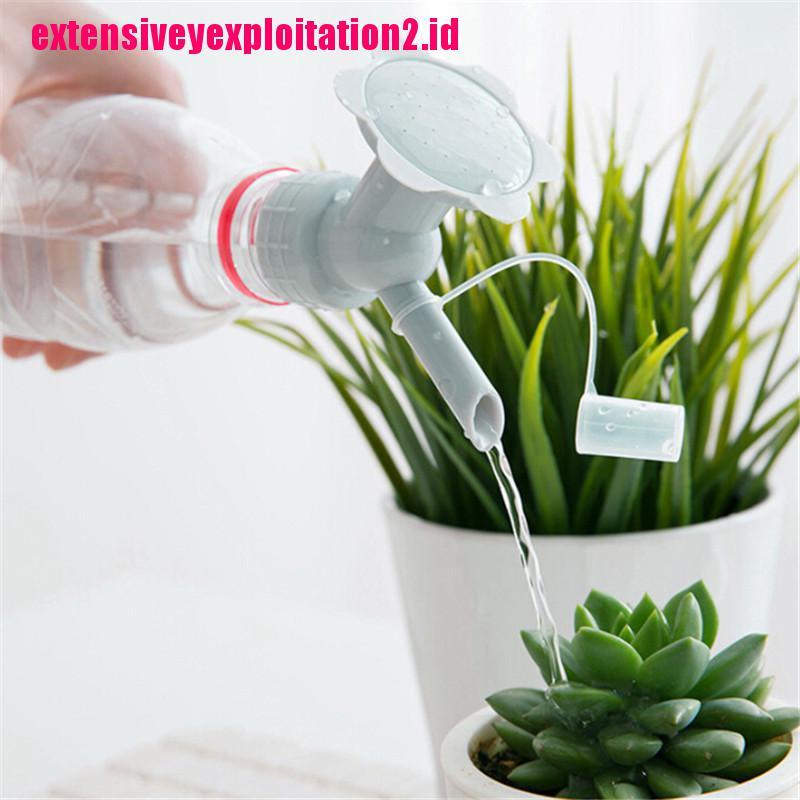 &lt; E2id &amp; &gt; Nozzle Sprinkler 2 In 1 Bahan Plastik Untuk Botol Penyiram Tanaman