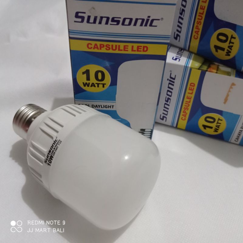 LAMPU BOHLAM 10 WATT, CAPSULE LED, MURAH