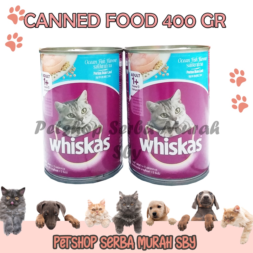 Whiskas Kaleng Tuna Ocean Fish - Makanan Basah Kucing Dewasa