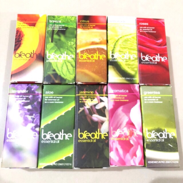 BREATHE ORIGINAL 10ml/100ml ESSENTIAL OIL/AROMA TERAPI/PENGHARUM RUANGAN MINYAK BRETH ORI