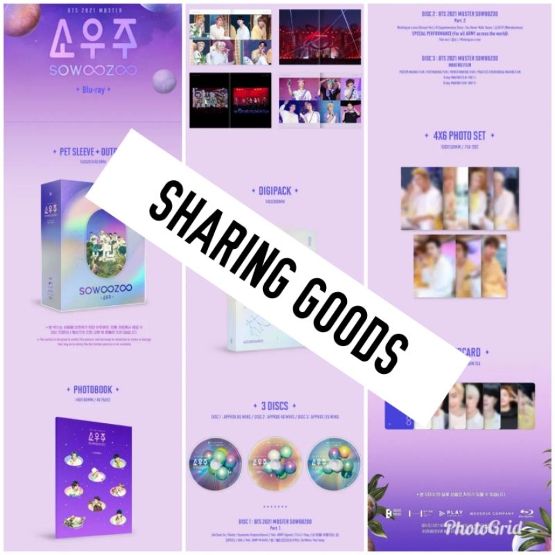 [PLNSN] BTS 2021 MUSTER SOWOOZOO BLURAY SHARING GOODS // BTS SHARING SOOWOO BLURAY // SHARING BTS SO
