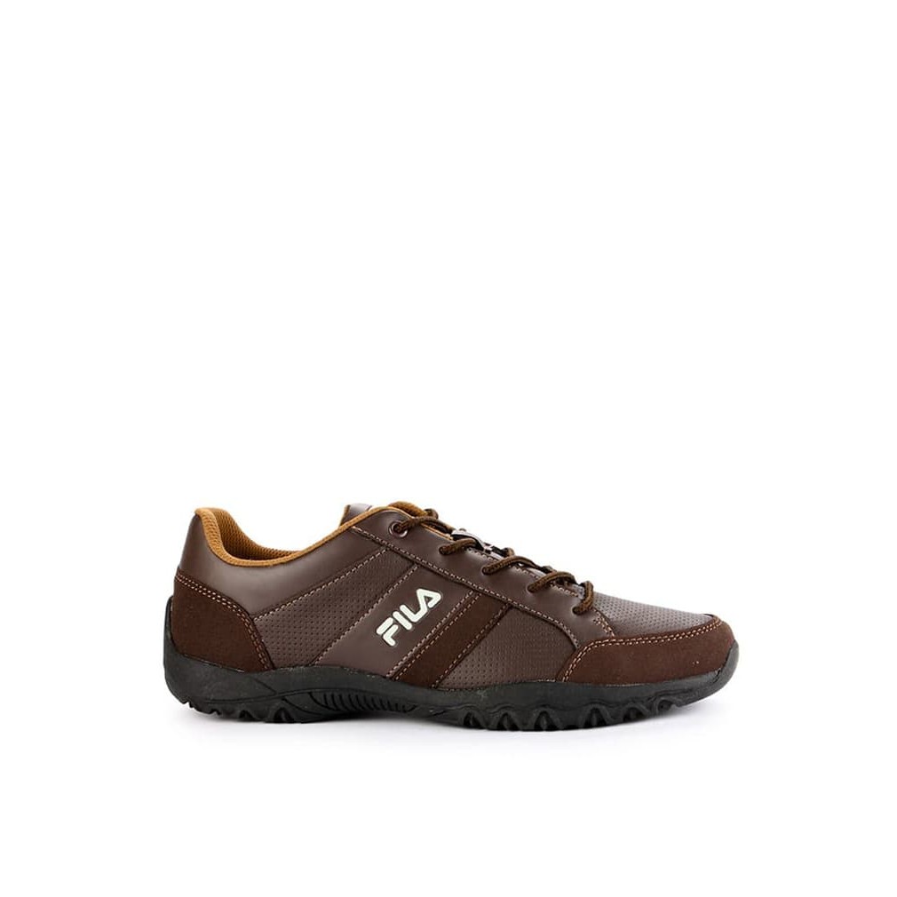 FILA Sepatu Sneakers Lifestyle Nex AFSCM285M - DARK BROWN/BLACK/TAN - Cokelat- 39