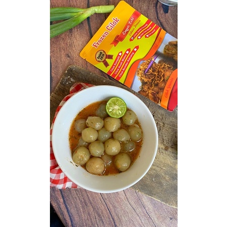 

Frozen Cilok Dapur Echi Bumbu Kuah / Baso Aci Kuah Isi Jando