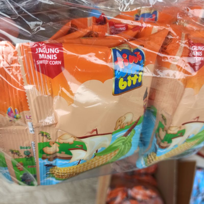 

Sobisco Tini Wini Biti - Besar Netto 20 gr KREKERS Rasa Jagung Manis Bites or Fun