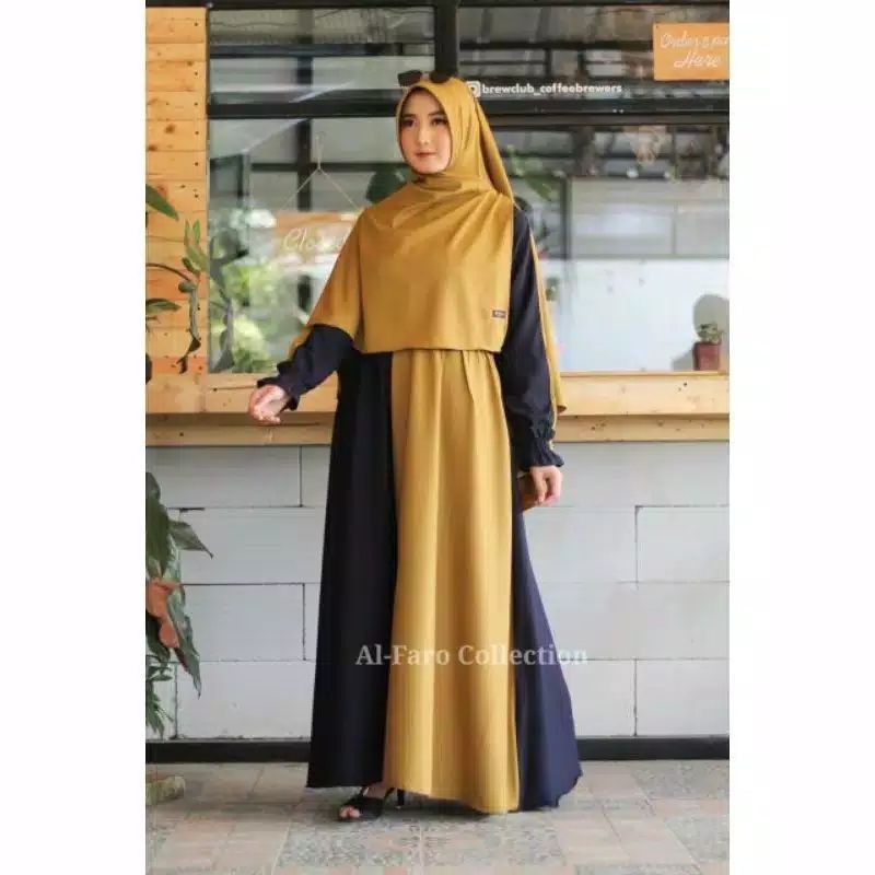 SET KHIMAR VIRA ORI ALFARO COLLECTION/GAMIS SET CLARISSA BY AL FARO/GAMIS TERBARU AL FARO COLLECTION