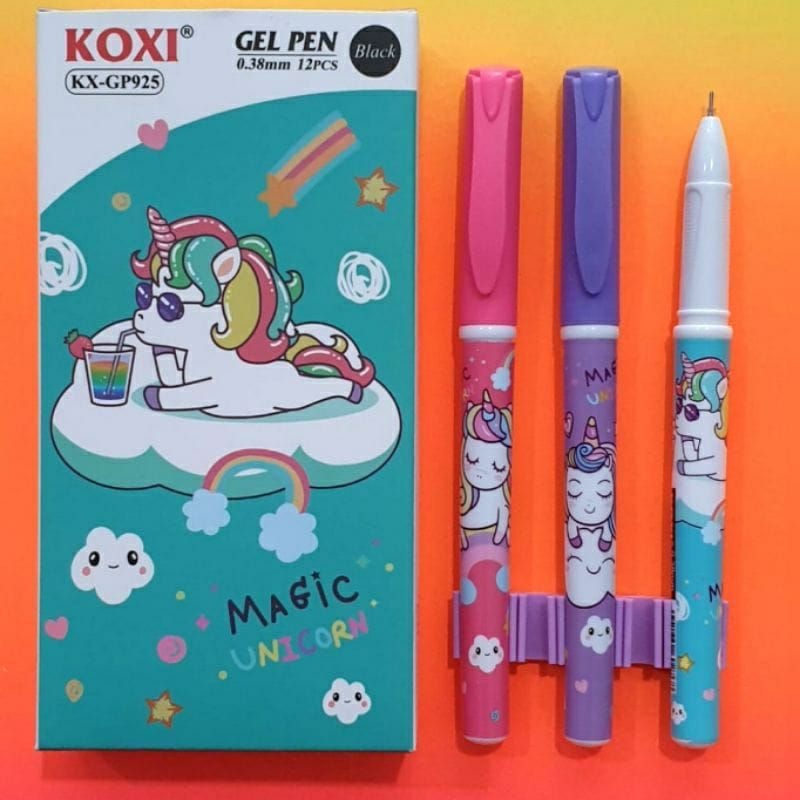 

PULPEN GEL KUDA PONI | PULPEN ANAK UNICORN (SATUAN) PENA