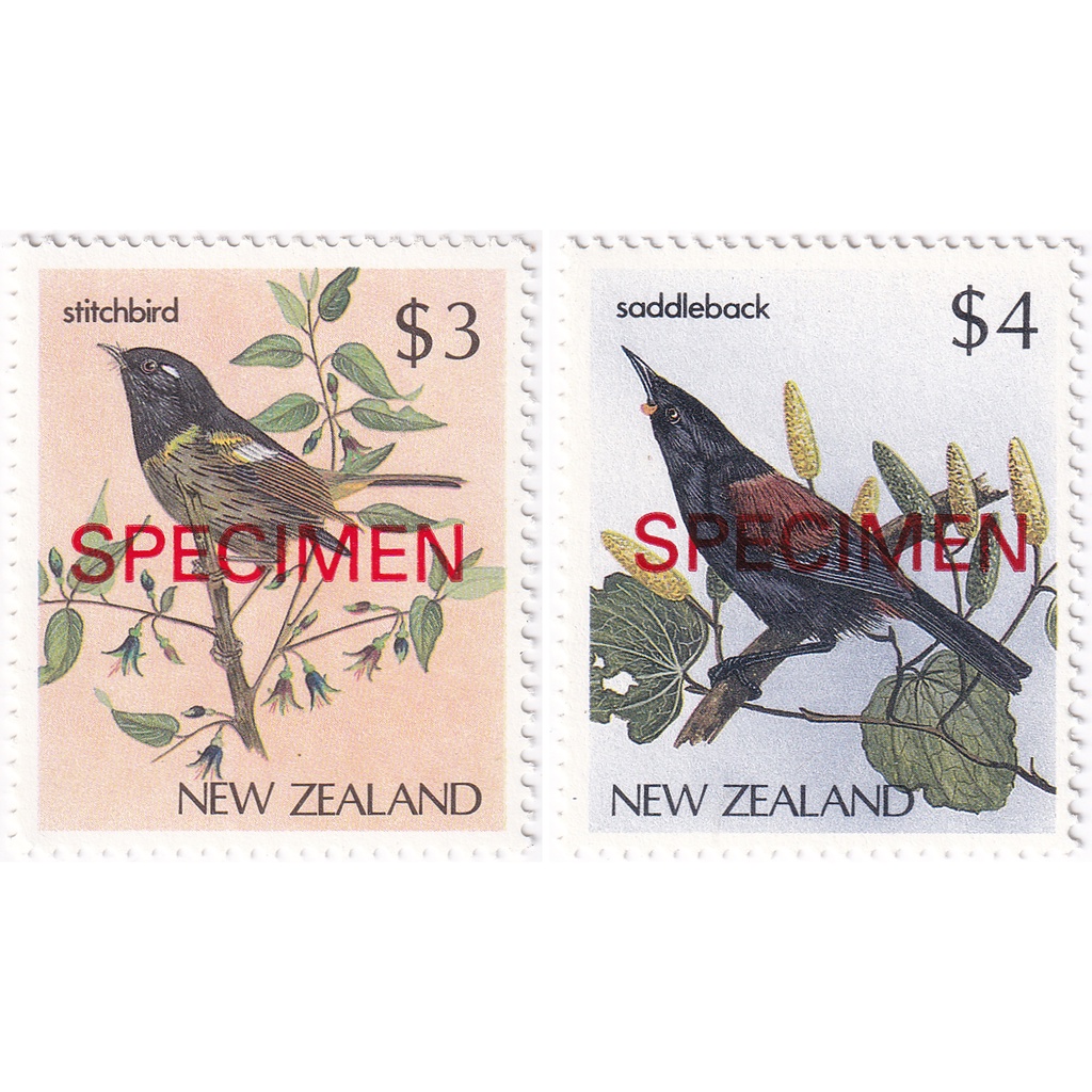 

Prangko New Zealand 1986 - Native Birds