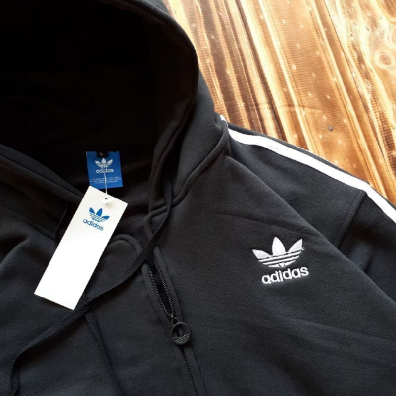 SWEATER HOODIE ADIDAS ZIPPER FULLTAG &amp; LEBEL (BESTSELLER)