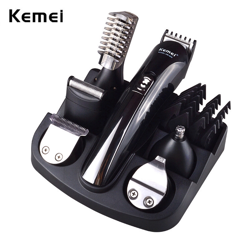 

Kemei asli Listrik Rambut Clipper Pemangkas Cukur Pria Cukur Mesin kit Hidung Pemangkas KM-600