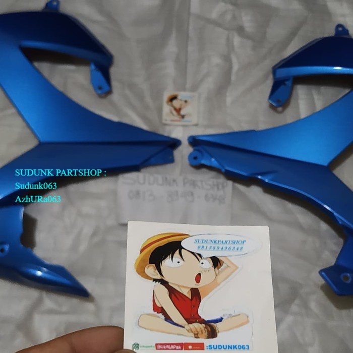 sayap body depan satria fu facelift biru gp ori sgp